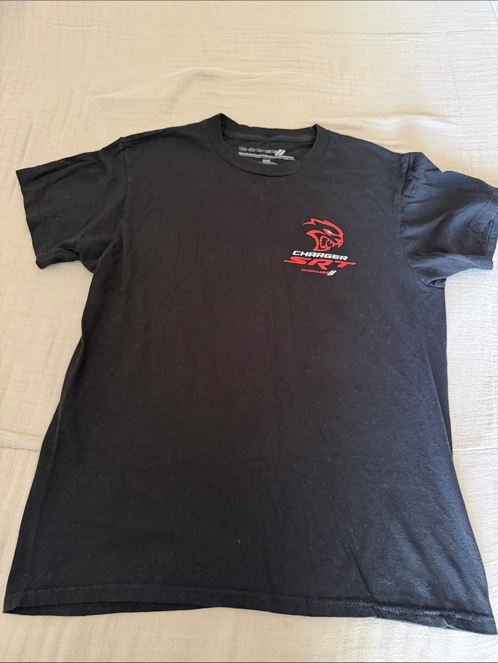 Charger SRT Black Graphic Tee - Official Logo